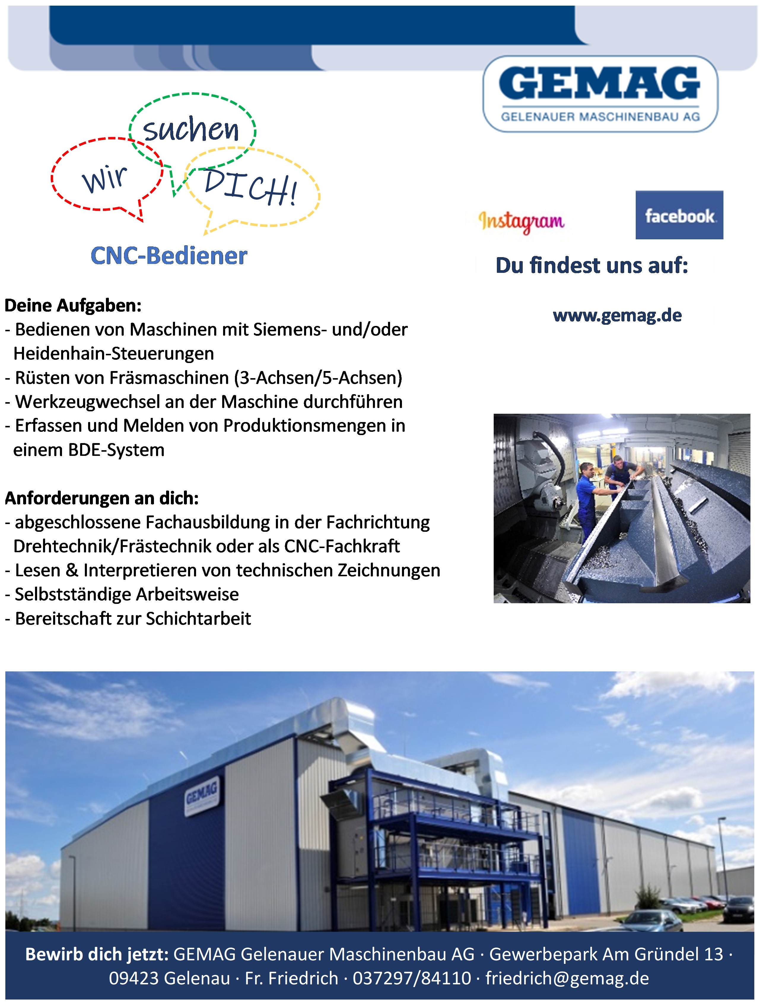 Anzeige CNC Bediener